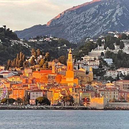 Menton Centre Vue Imprenable Sur Mer Et Jardin Bioves Esterno foto