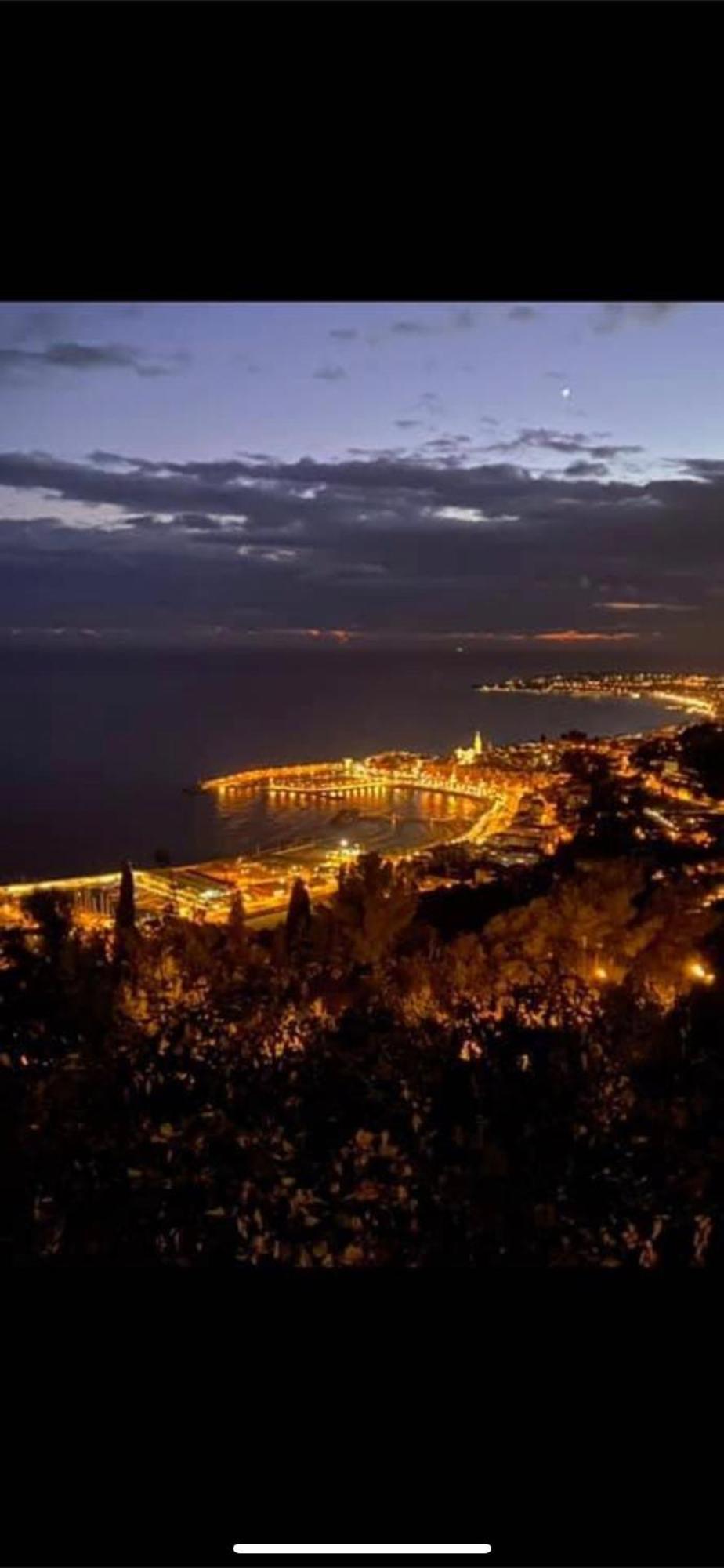 Menton Centre Vue Imprenable Sur Mer Et Jardin Bioves Esterno foto