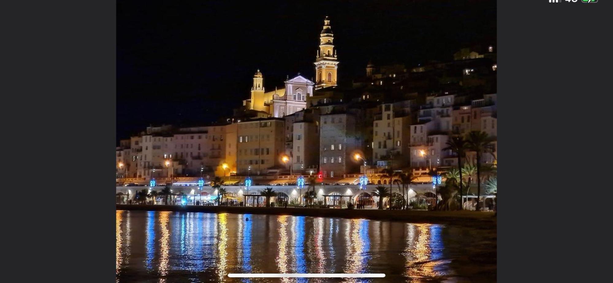 Menton Centre Vue Imprenable Sur Mer Et Jardin Bioves Esterno foto
