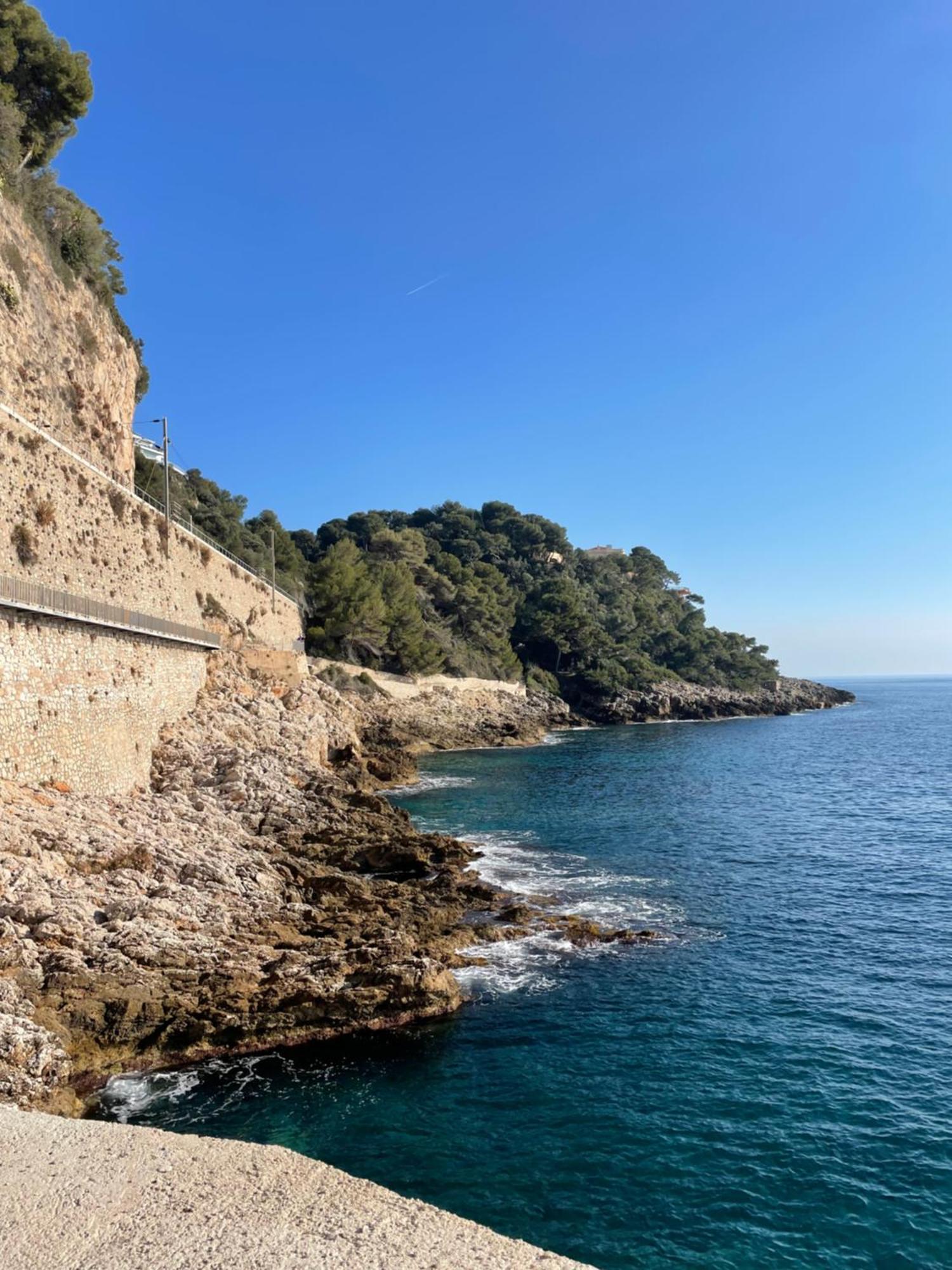 Menton Centre Vue Imprenable Sur Mer Et Jardin Bioves Esterno foto