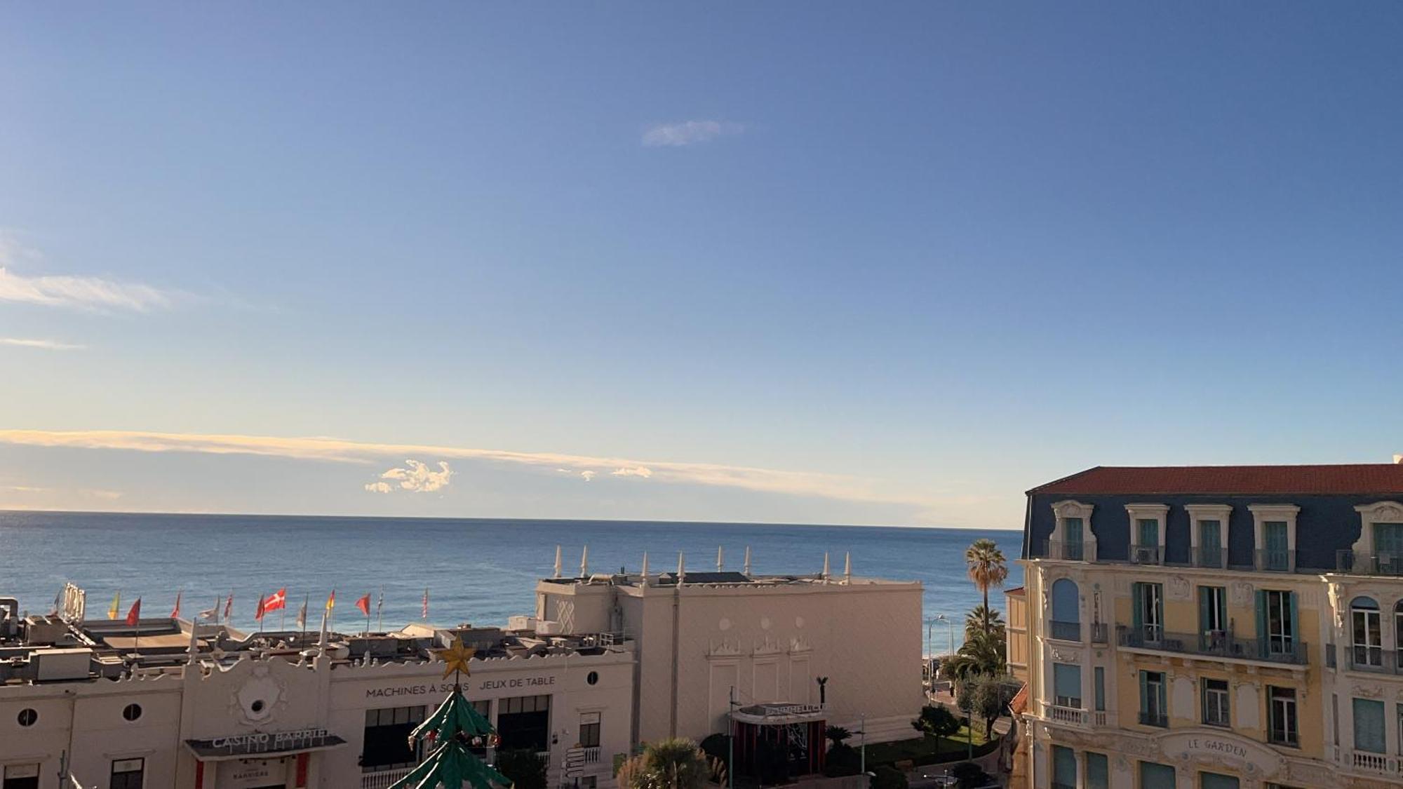 Menton Centre Vue Imprenable Sur Mer Et Jardin Bioves Esterno foto
