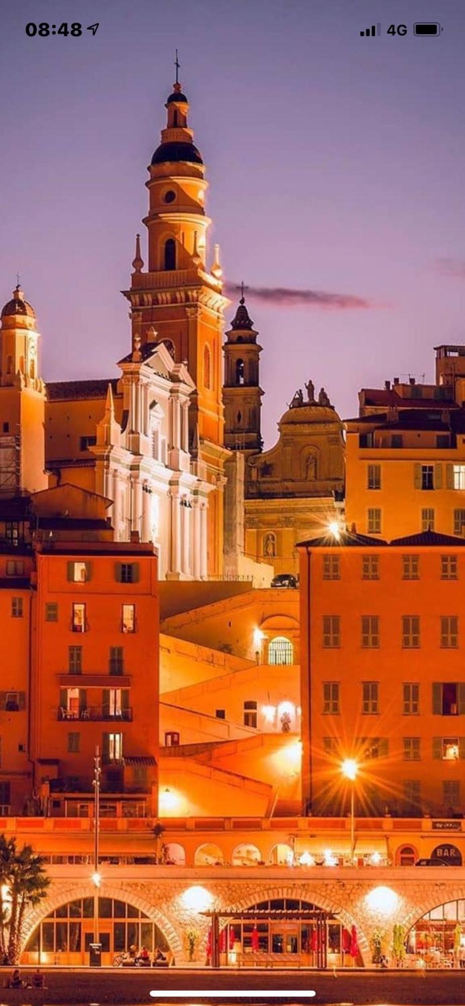 Menton Centre Vue Imprenable Sur Mer Et Jardin Bioves Esterno foto