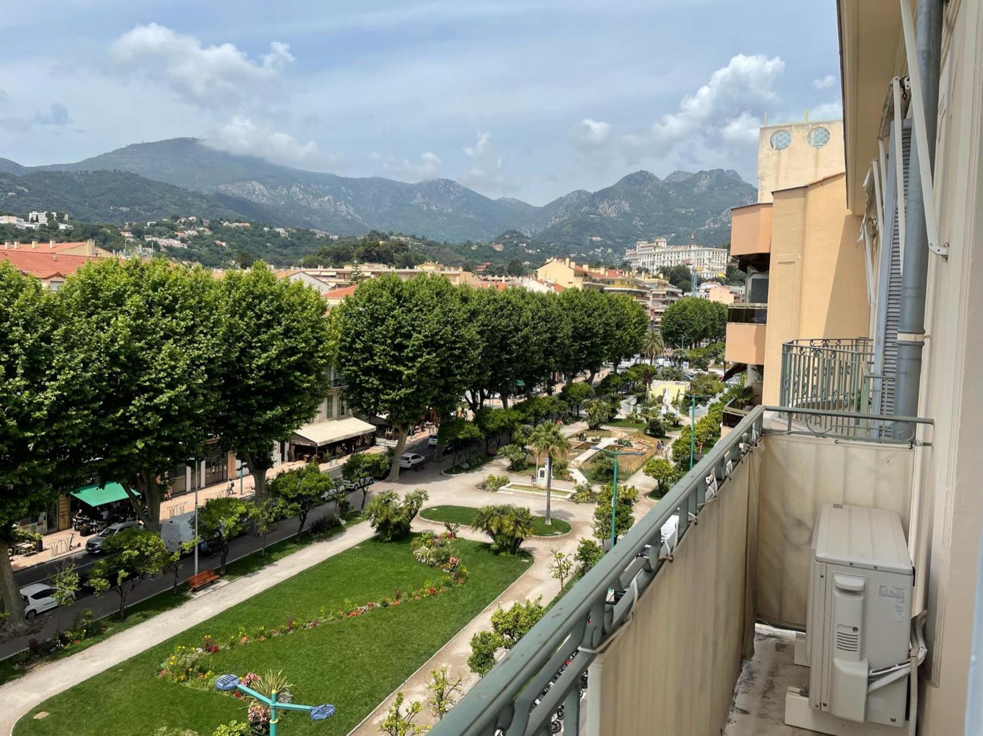 Menton Centre Vue Imprenable Sur Mer Et Jardin Bioves Esterno foto