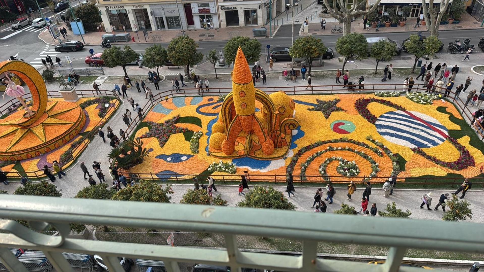 Menton Centre Vue Imprenable Sur Mer Et Jardin Bioves Esterno foto